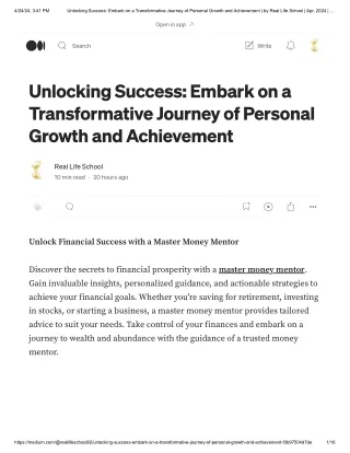 Unlocking Success_ Embark on a Transformative Journey of Personal Growth and Achievement