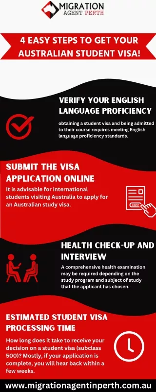 4 EASY STEPS TO GET YOUR AUSTRALIAN STUDENT VISA!