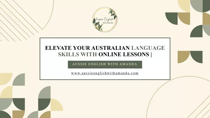 elevate your australian language skills with