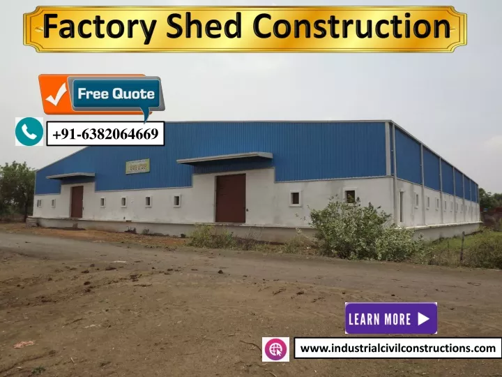 factory shed construction