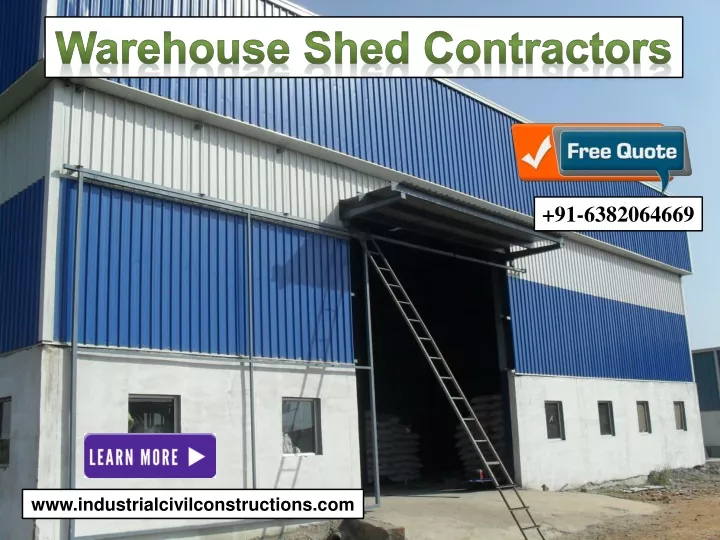 warehouse shed contractors