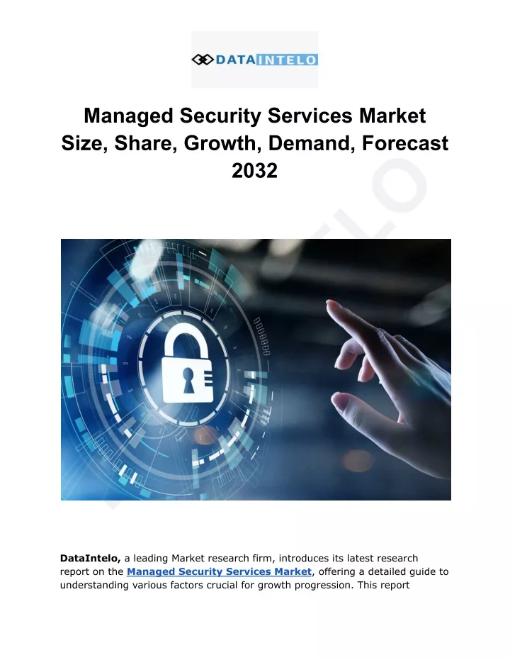 managed security services market size share