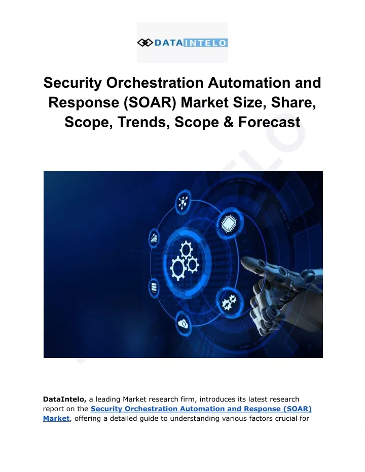 security orchestration automation and response