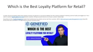 Which is the Best Loyalty Platform for Retail?