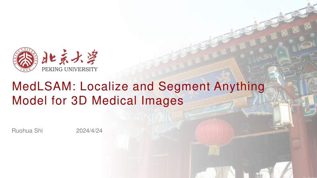 medlsam 3d medical image localization and segmentation mod