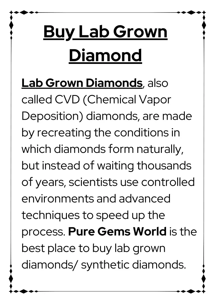 buy lab grown diamond