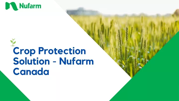 crop protection solution nufarm canada