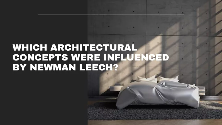 which architectural concepts were influenced