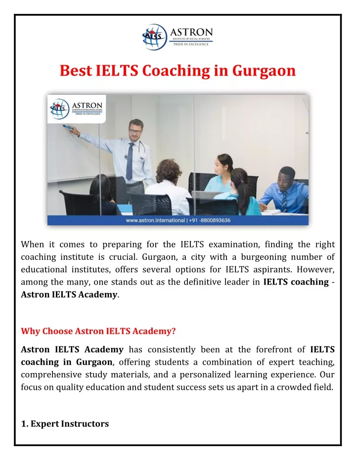 best ielts coaching in gurgaon