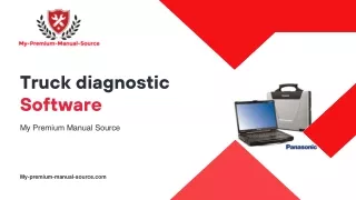 Diagnostics Software - My Premium Manual Source