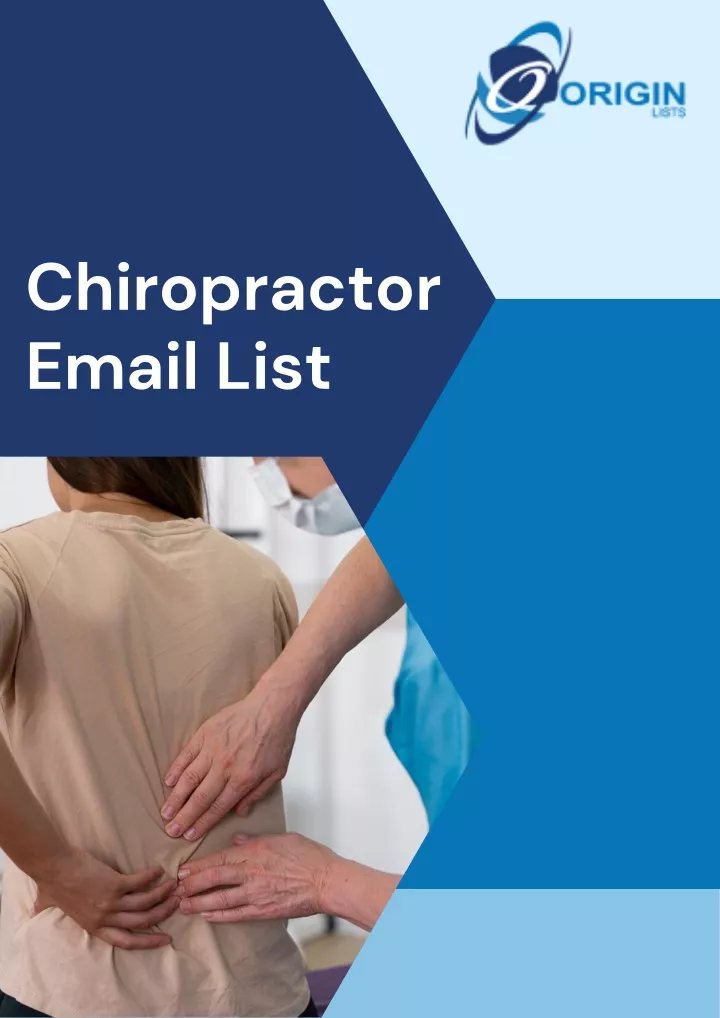 chiropractor email list