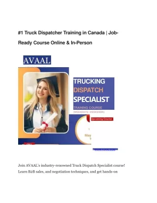 Truck-Dispatcher-Training-in-Canada