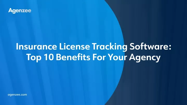 insurance license tracking software