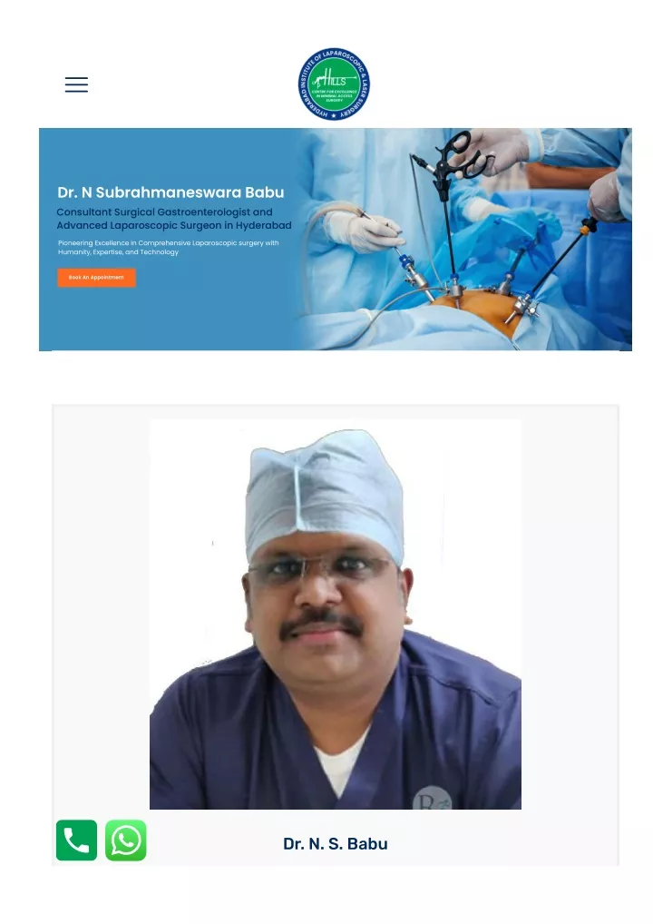 dr n subrahmaneswara babu consultant surgical