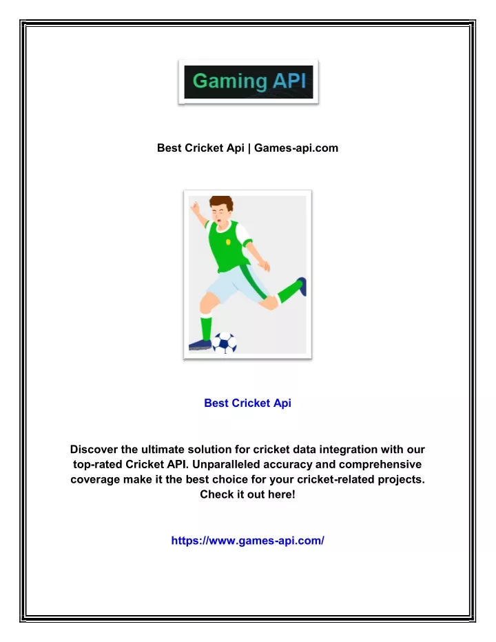 best cricket api games best cricket api games