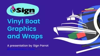 Vinyl Boat Graphics: Elevate Your Boat with Expert Wrapping