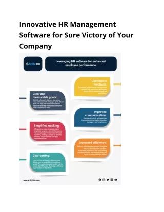 Innovative HR Management Software for Sure Victory of Your Company