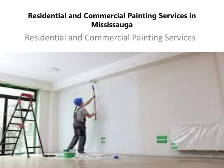 residential and commercial painting services in mississauga