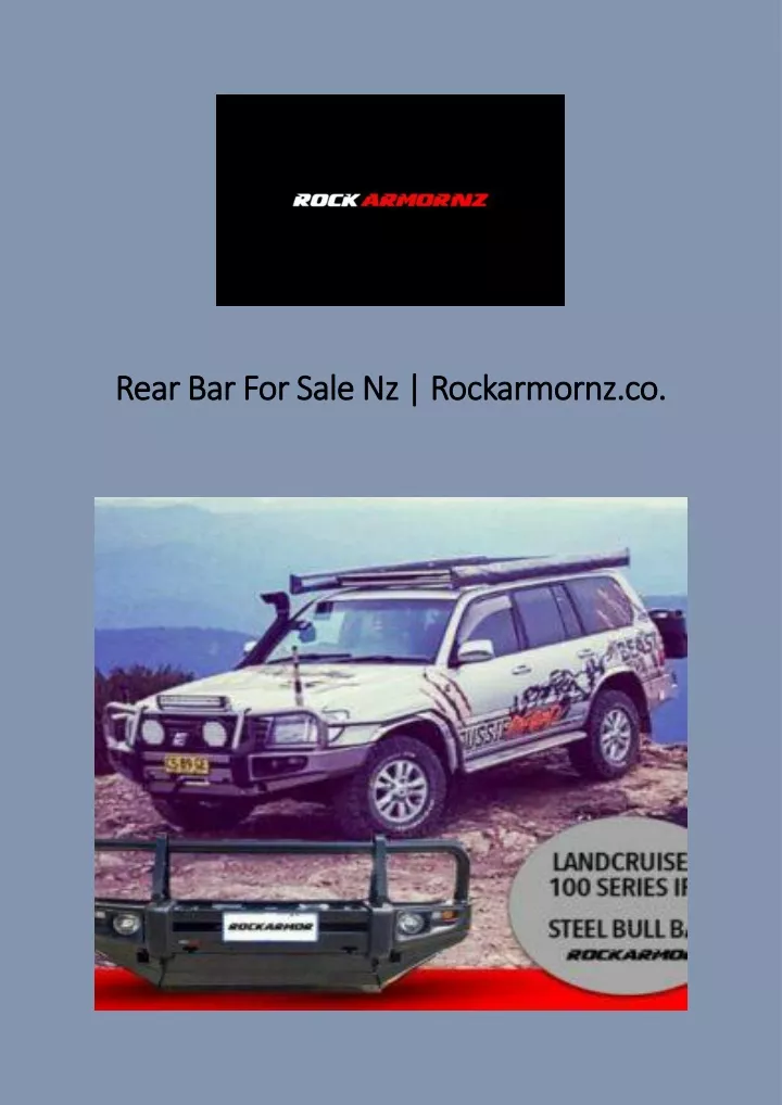 rear bar for sale nz rockarmornz co rear