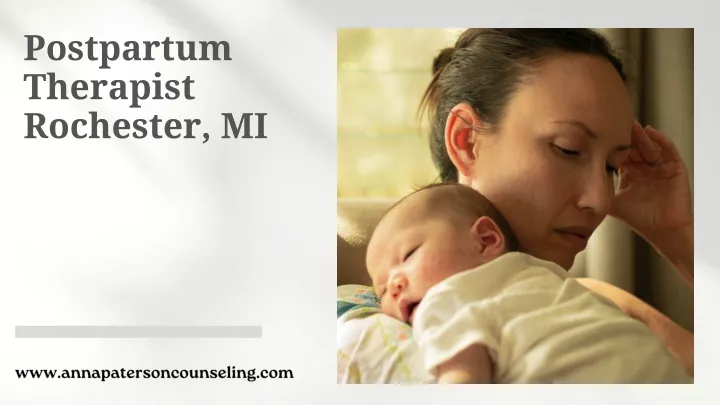 postpartum therapist rochester mi