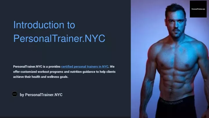 introduction to personaltrainer nyc