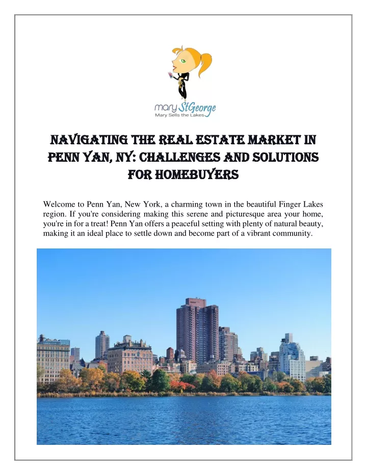 PPT - Navigating The Real Estate Market In Penn Yan NY Challenges And ...