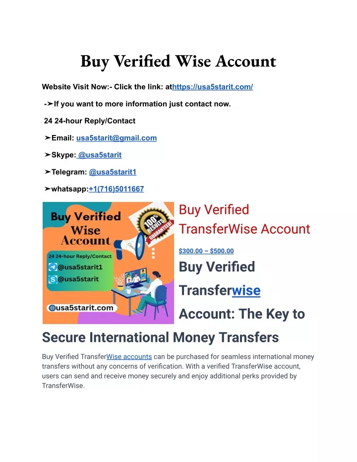 buy veri ed wise account