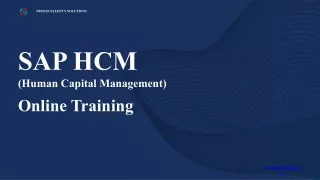 Elevate Your Career with SAP Human Capital Management Training