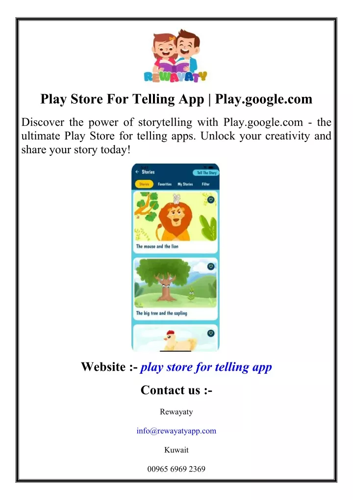play store for telling app play google com