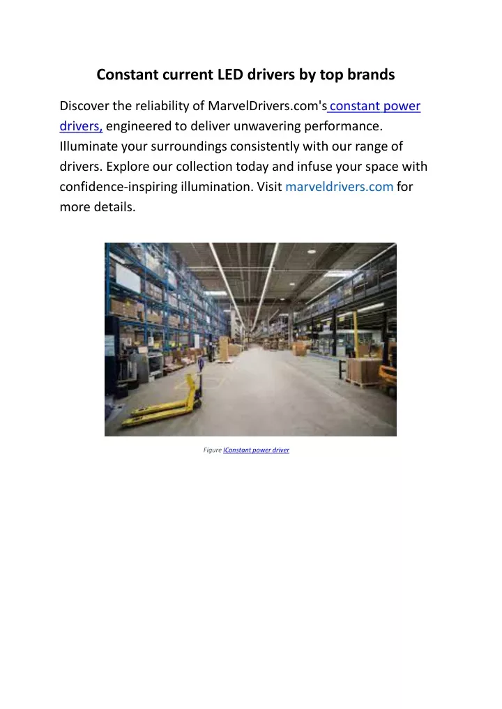 constant current led drivers by top brands