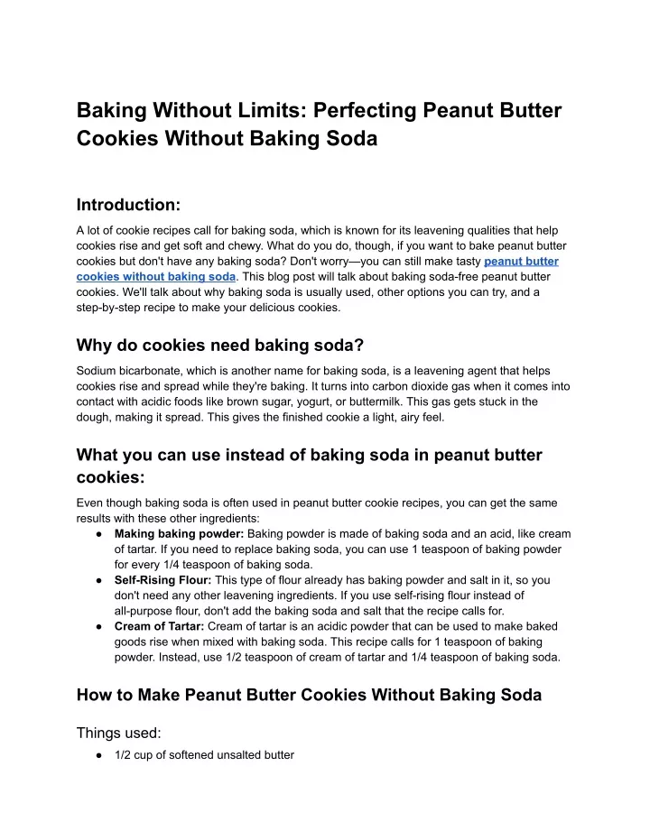 baking without limits perfecting peanut butter