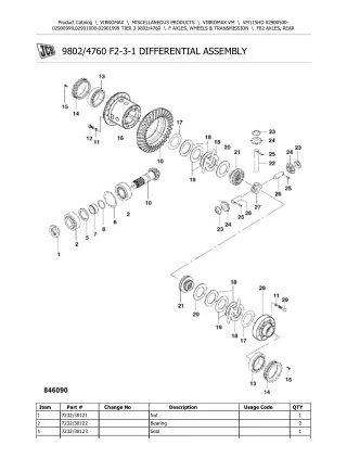 JCB VM115HD TIER 3 VIBROMAX Parts Catalogue Manual (Serial Number 02900500-02900999)