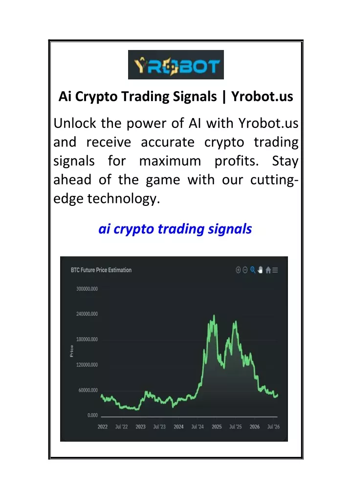 ai crypto trading signals yrobot us