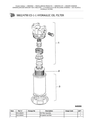 JCB VM200PD TIER 3 VIBROMAX Parts Catalogue Manual (Serial Number 02900500-02900999)