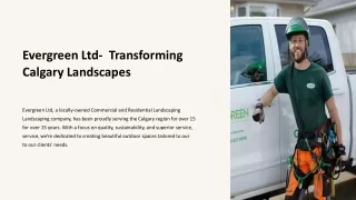 Professional Gardening Services Calgary - Evergreen Ltd