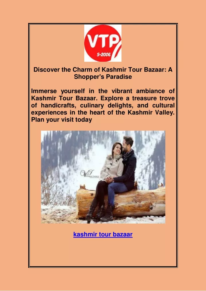 discover the charm of kashmir tour bazaar