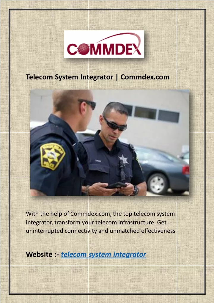 telecom system integrator commdex com