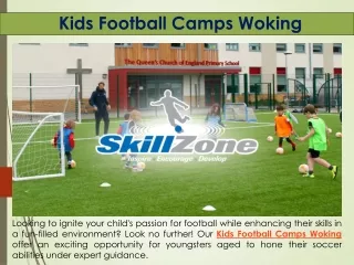 Kids Football Camps Woking