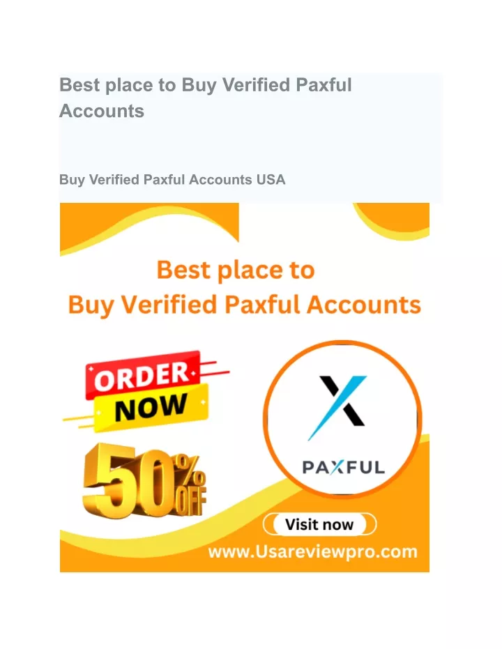 best place to buy verified paxful accounts