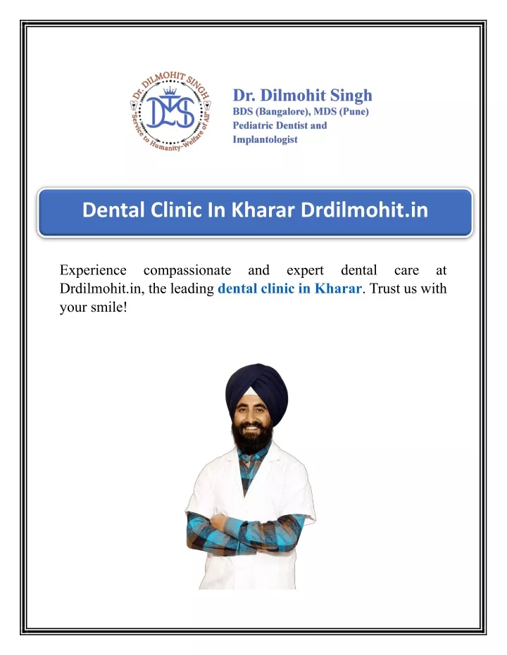 dental clinic in kharar drdilmohit in