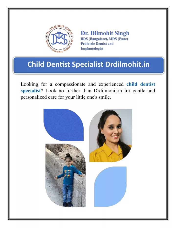 child dentist specialist drdilmohit in