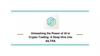 Unleashing the Power of AI in Crypto Trading_ A Deep Dive into AILTRA