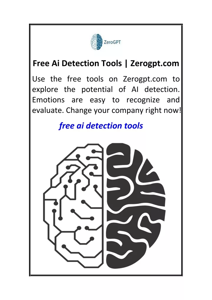 free ai detection tools zerogpt com
