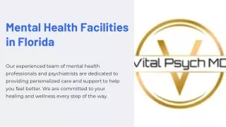 Mental Health Facilities in Florida