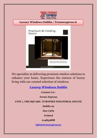 luxury windows dublin termoexpress ie