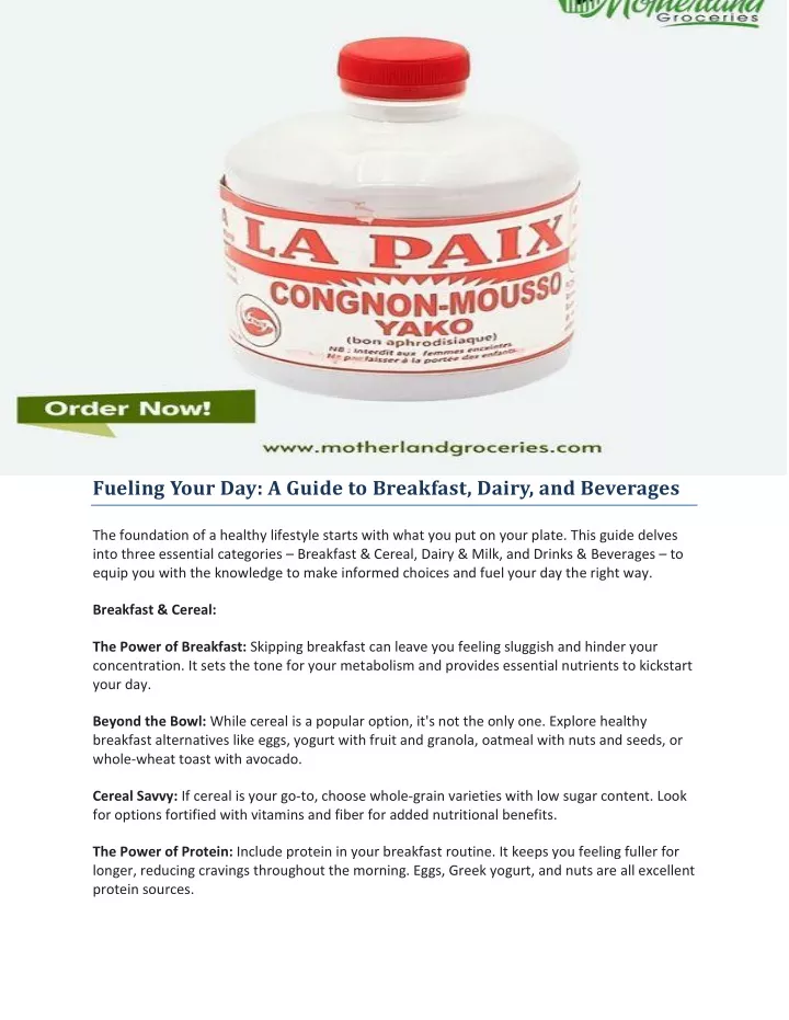 fueling your day a guide to breakfast dairy