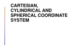 a. Coordinate System