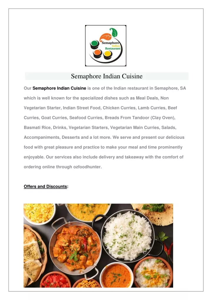 semaphore indian cuisine