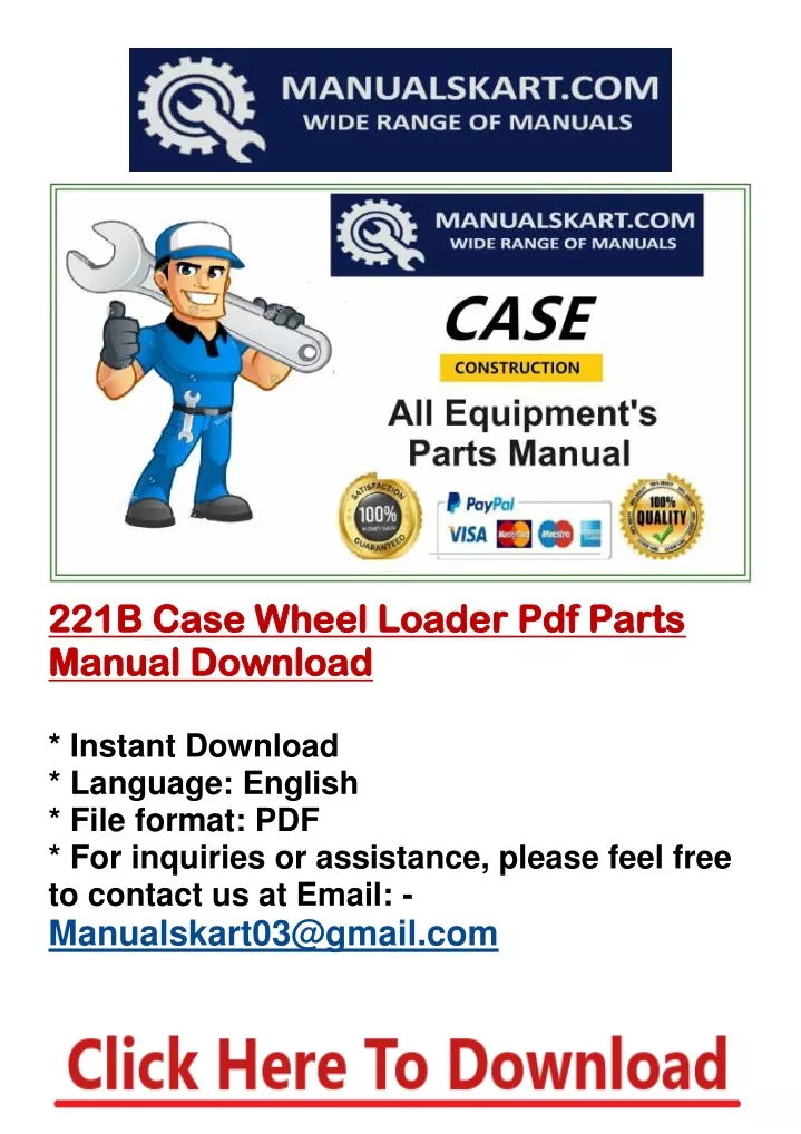 221b case wheel loader pdf parts 221b case wheel