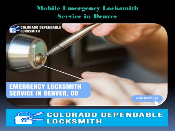 mobile emergency locksmith service in denver